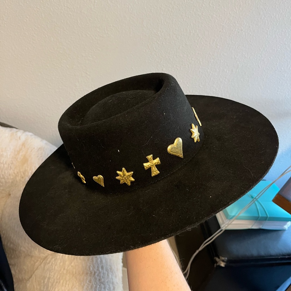 Lack of Color black cosmic boater hat size M